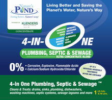 Load image into Gallery viewer, Nature's Pond 4-In-One Plumbing, Septic & Sewage