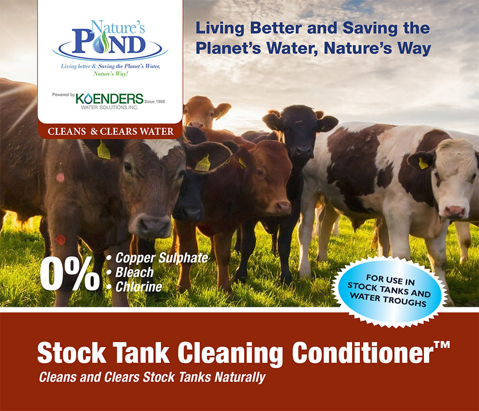Nature's Pond Stock Tank Cleaning Conditioner Koenders Water