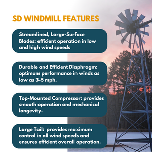 Single Diaphragm - Windmill Aeration System